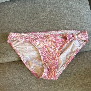 Lilly Pulitzer Pink and White Bikini Bottom